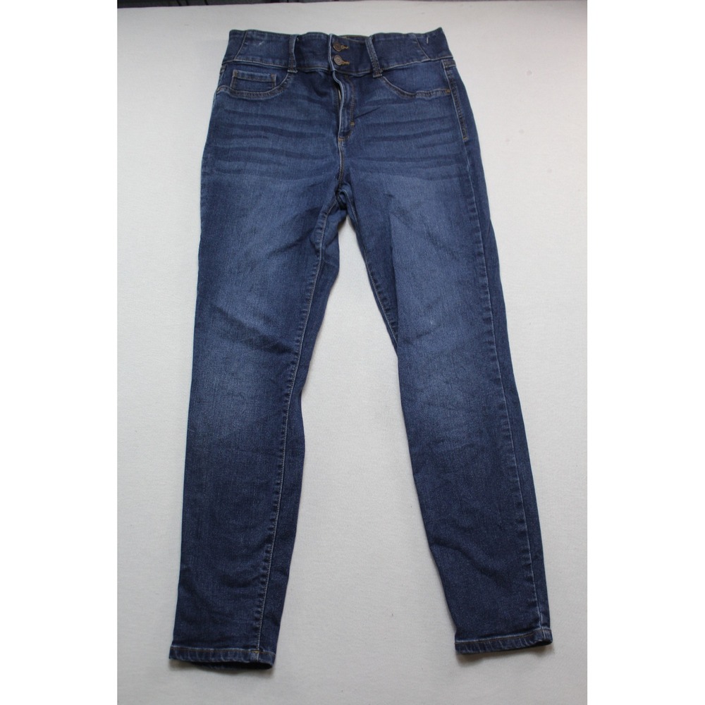 Soundstyle Skinny Jeans Womens Size Twelve Blue Excellent High Rise Stretch